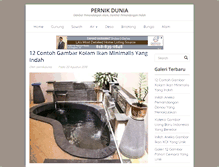 Tablet Screenshot of pernikdunia.com